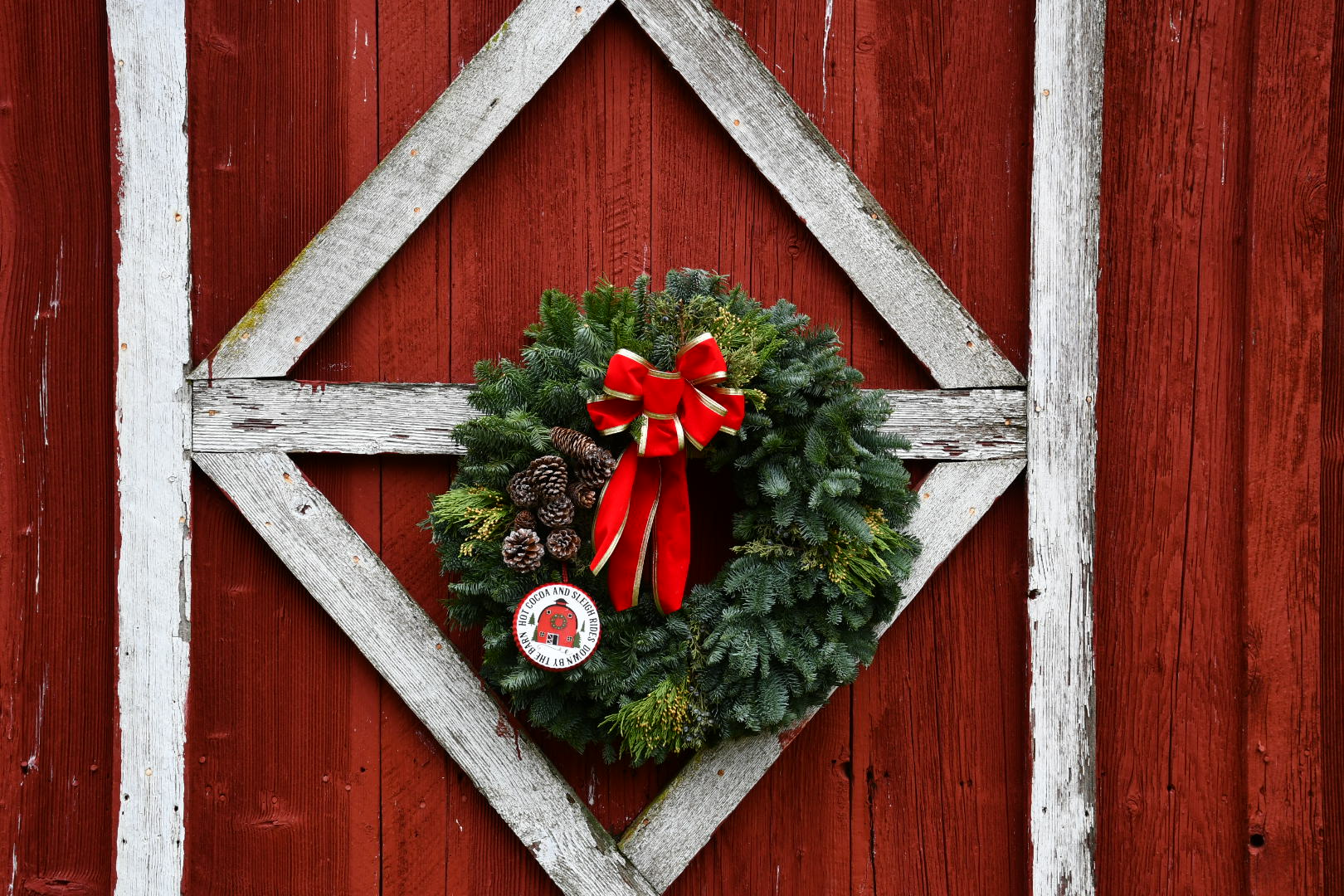 Buy Red Barn Holiday Wreaths