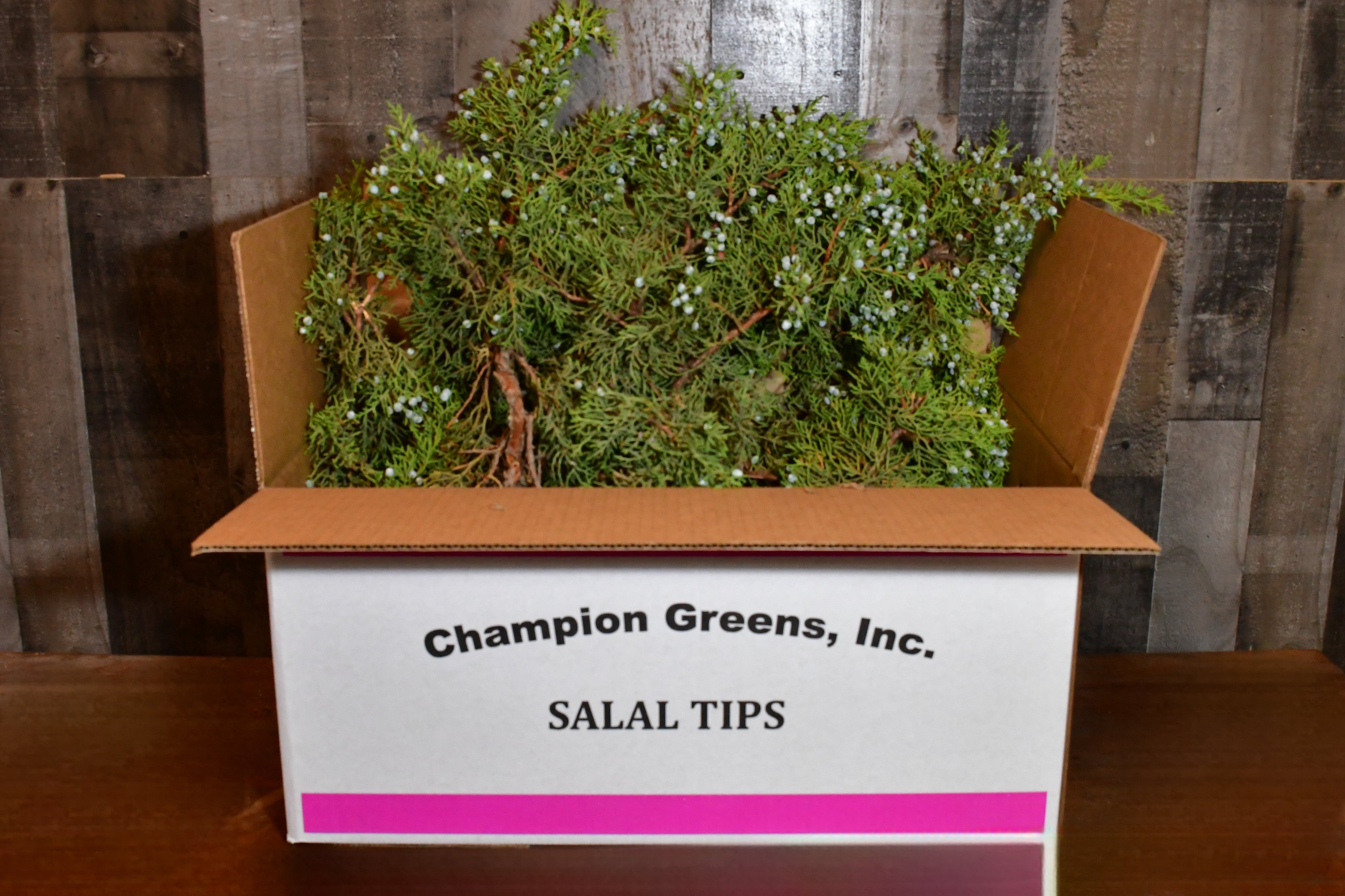 Juniper Greens with Blue berries 25lb box