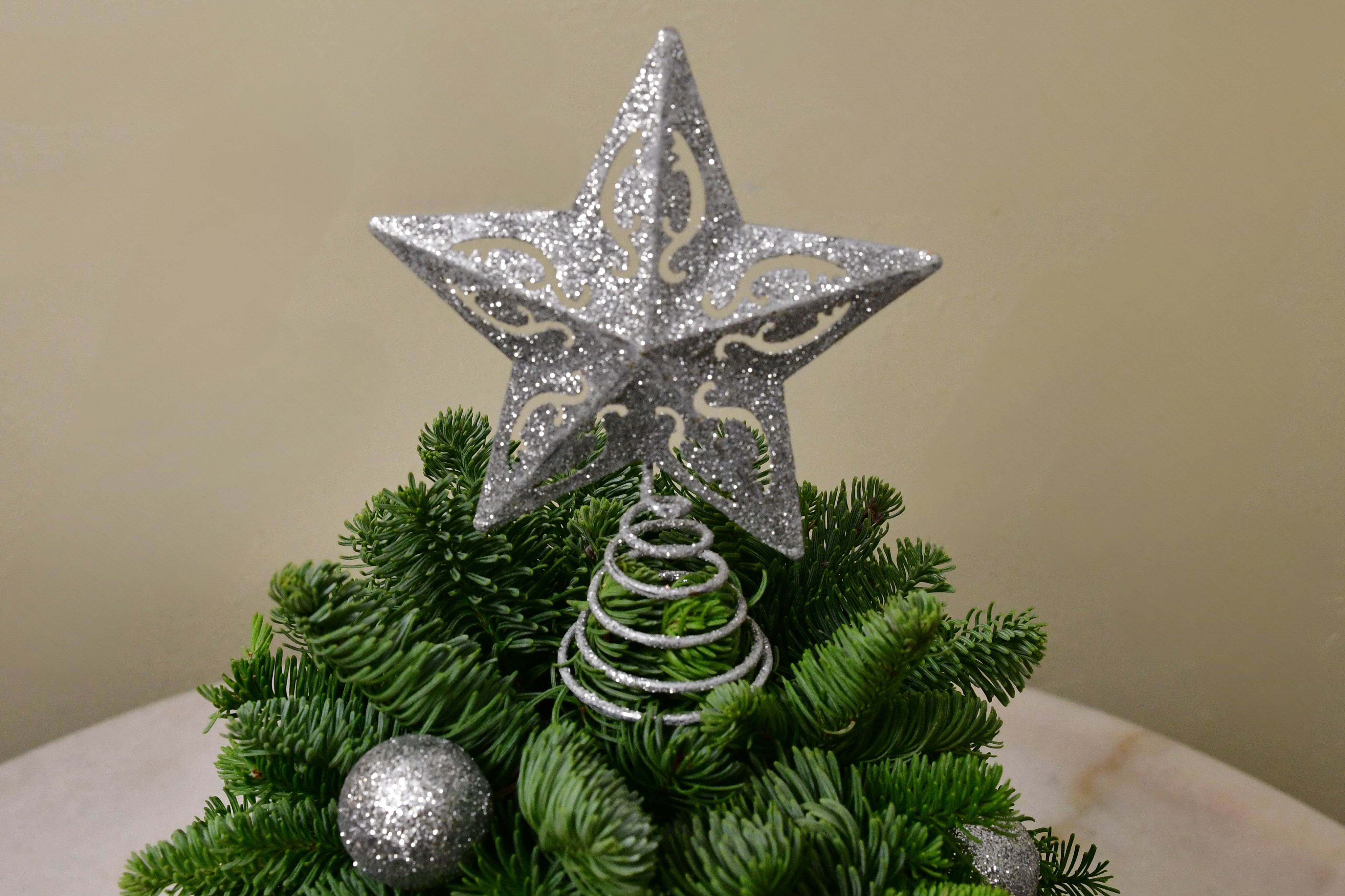 Frosty sliver sparkle Tree handmade