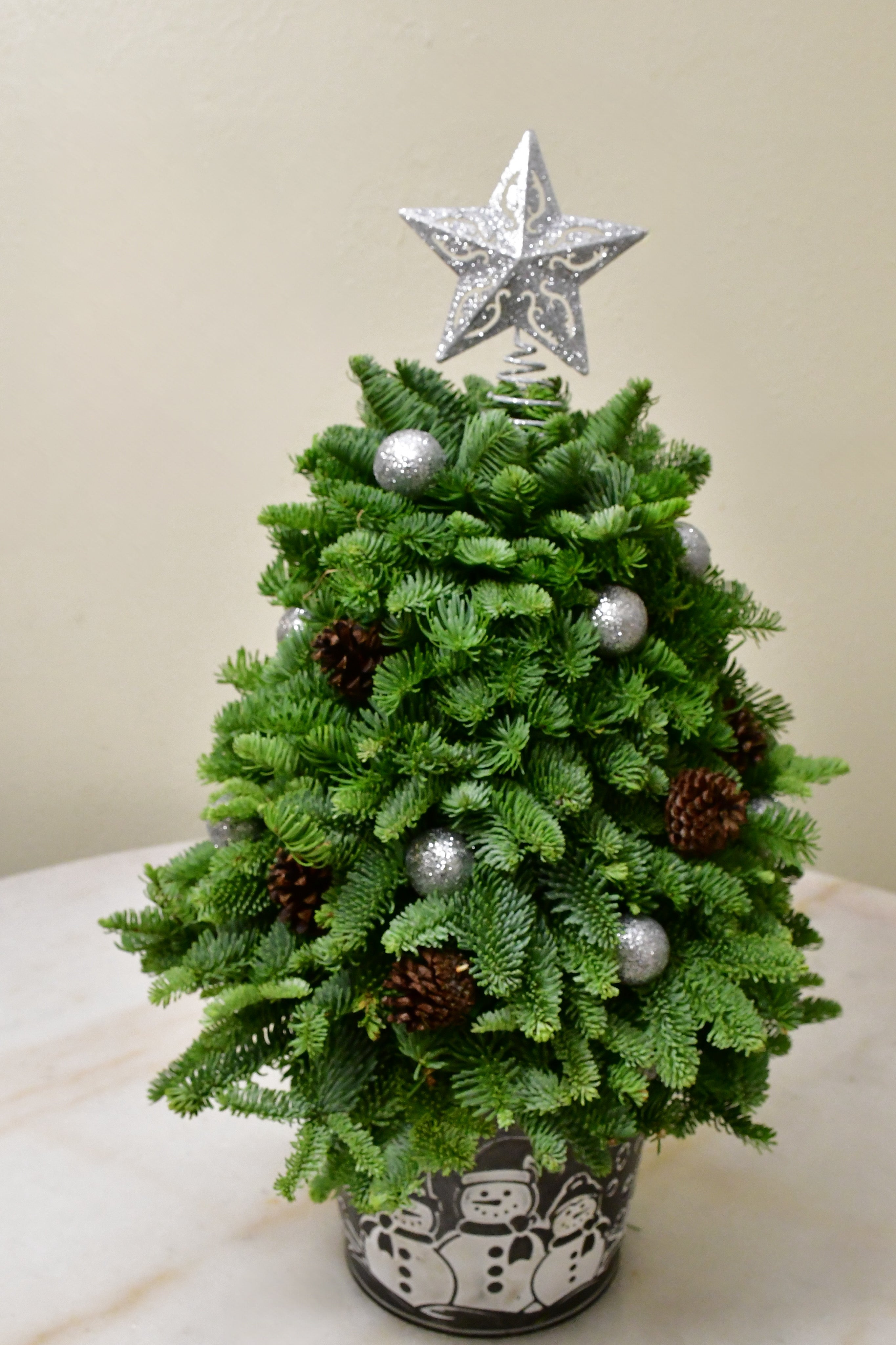 Frosty sliver sparkle Tree handmade