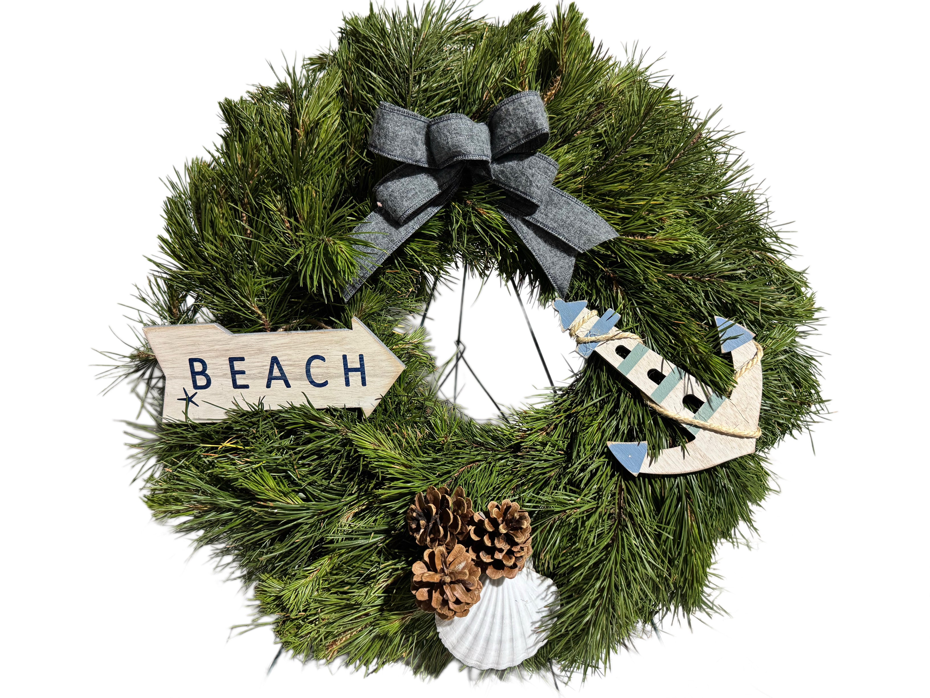 Shoreline shell Wreath